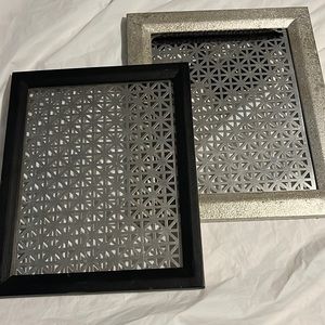 2 picture frame earring/jewelry holder